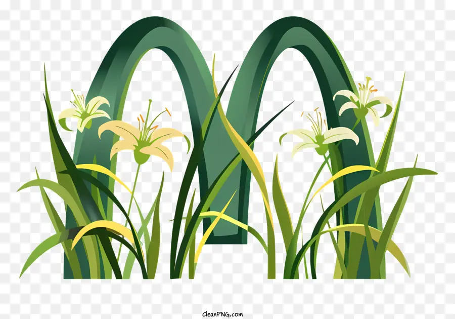 Logo Mcdonalds，Surat Hijau M PNG