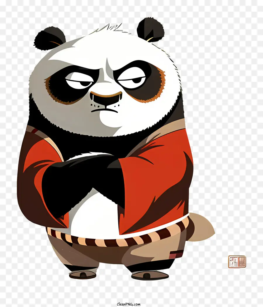 Kungfu Panda，Panda Marah PNG