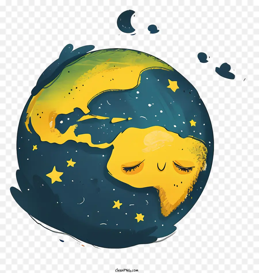 Bumi Yang Tidur，Planet PNG