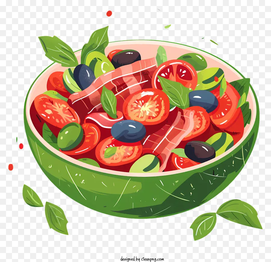 Tempat Sayuran，Salad PNG