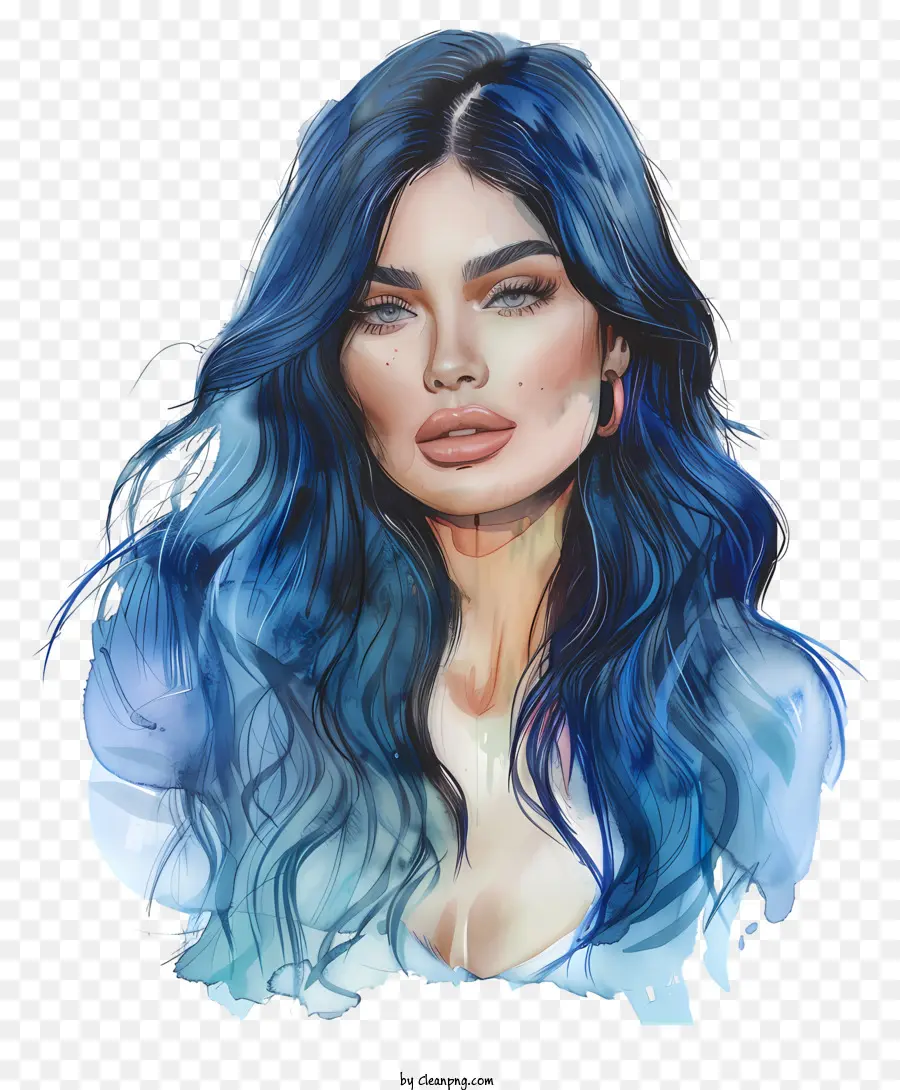 Kylie Jenner，Lukisan Digital PNG