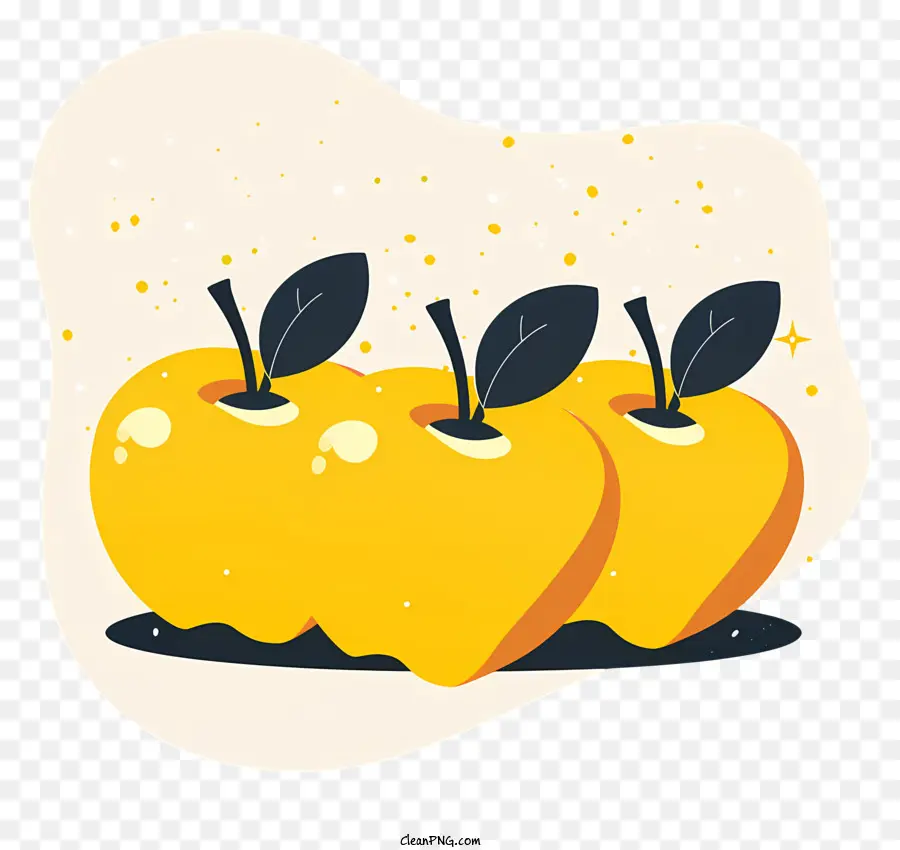 Apel Kuning，Apel Emas PNG