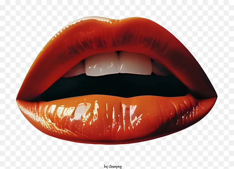 Mulut，Lipstik Merah PNG