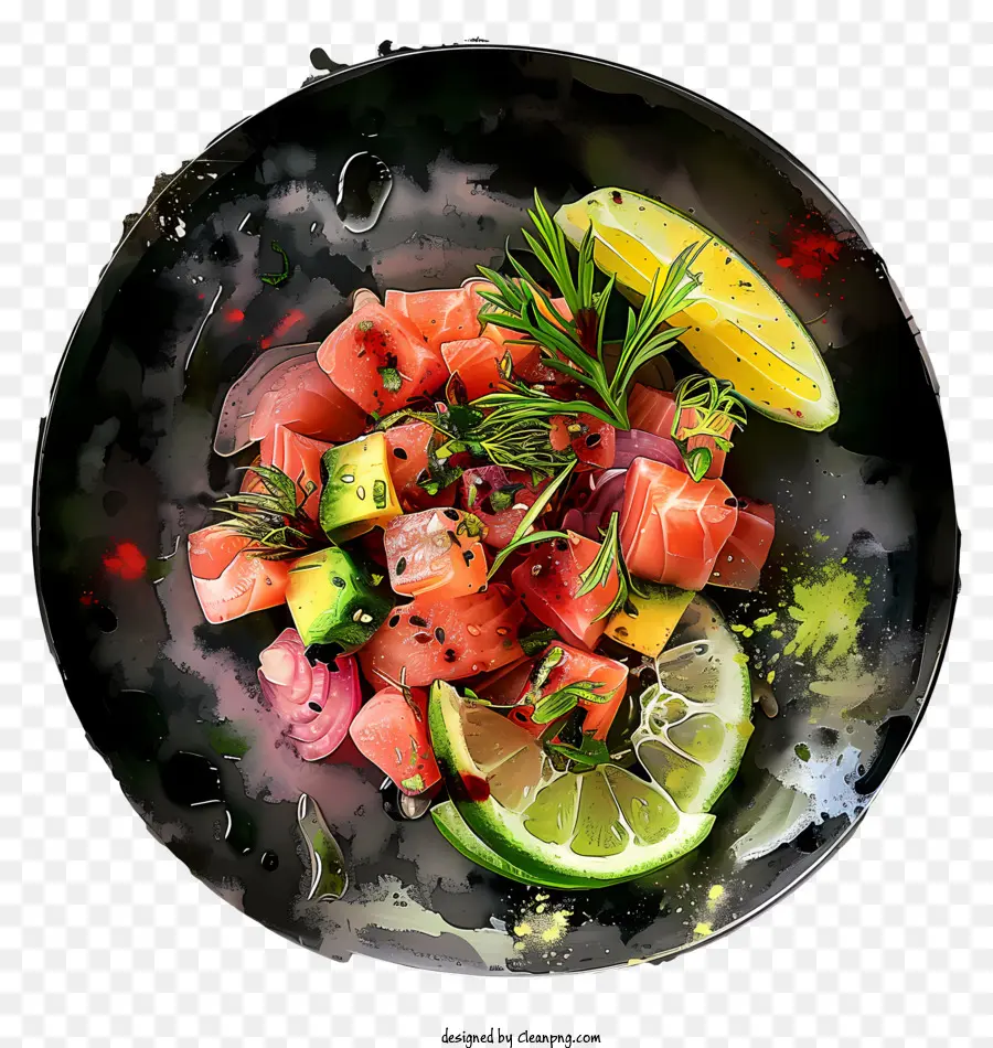 Ceviche，Salad PNG