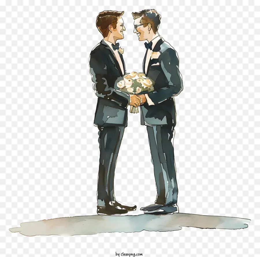 Bingkai Pernikahan Lgbt，Pasangan Pengantin Pria PNG