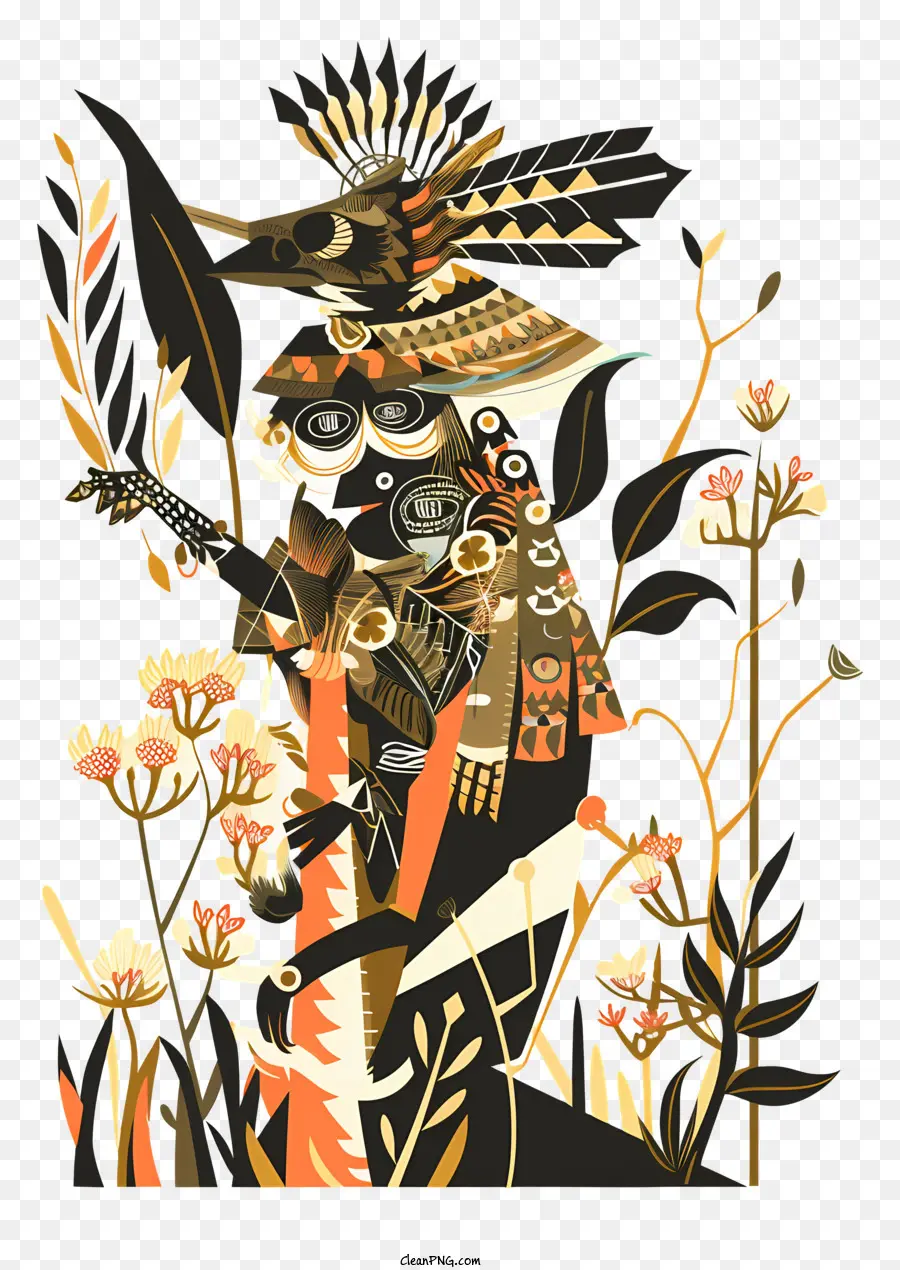 Gunungan Wayang，Seni Suku PNG