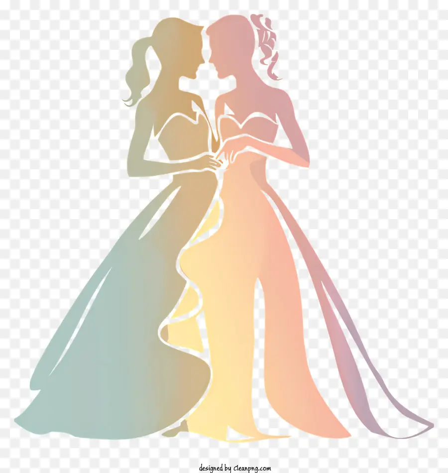 Bingkai Pernikahan Lgbt，Wanita Dalam Gaun PNG