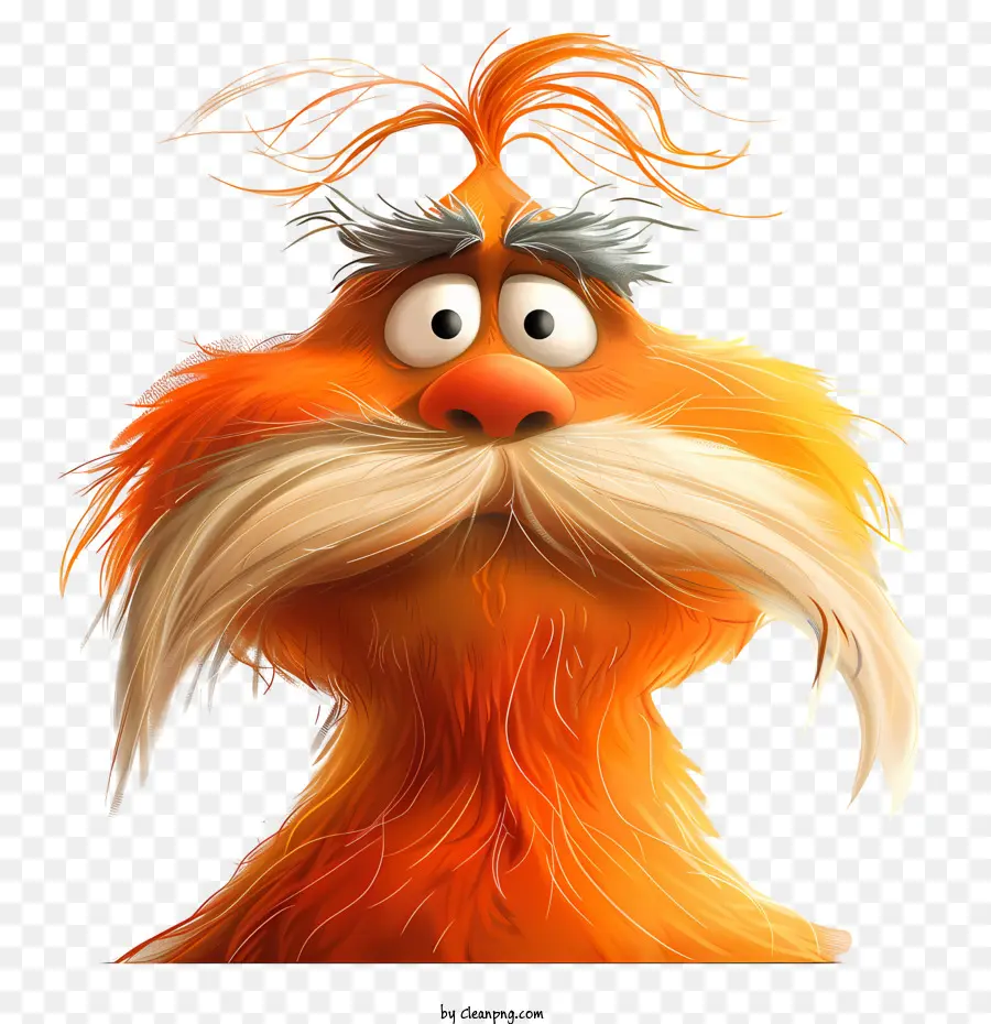 Lorax，Karakter Berbulu Oranye PNG