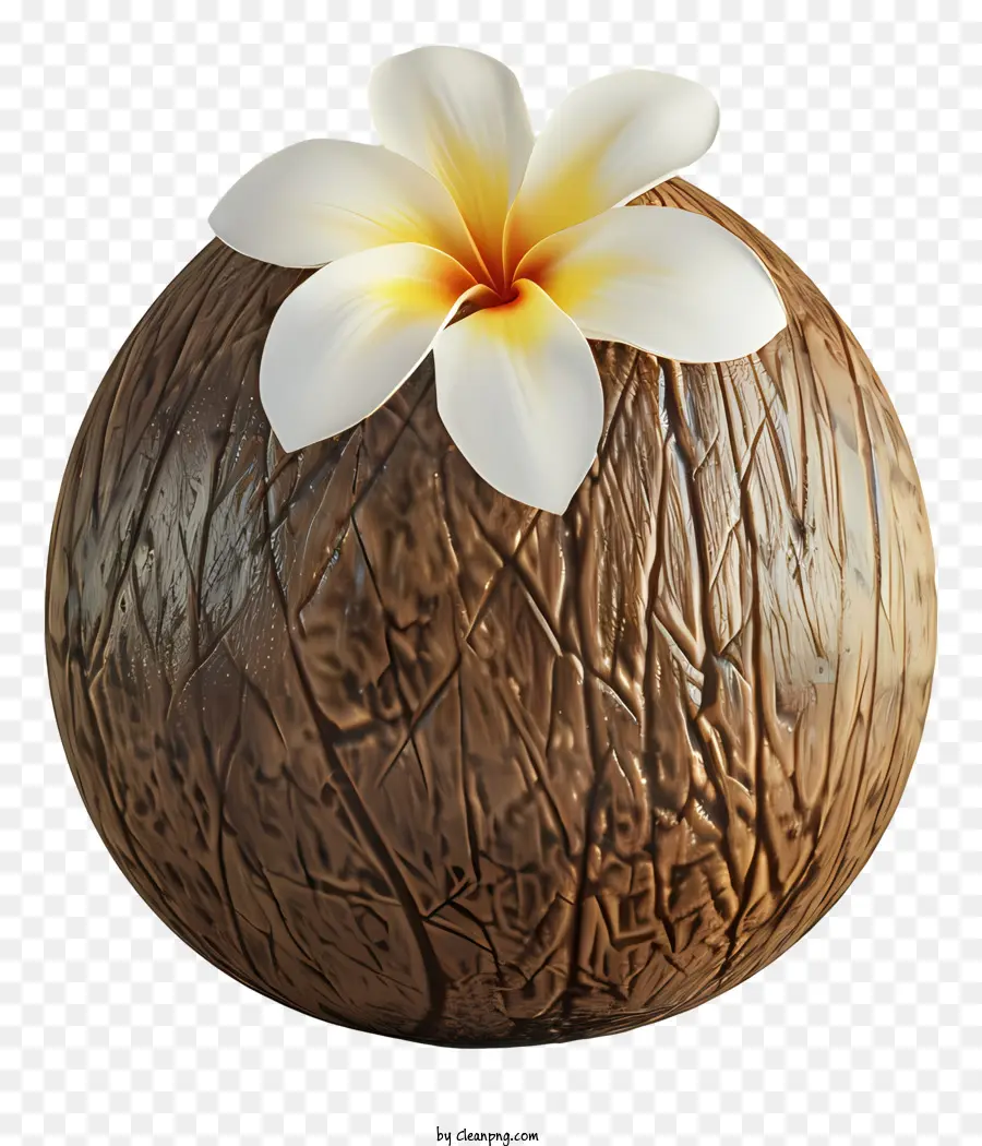 Kelapa，Kelapa Dengan Bunga PNG