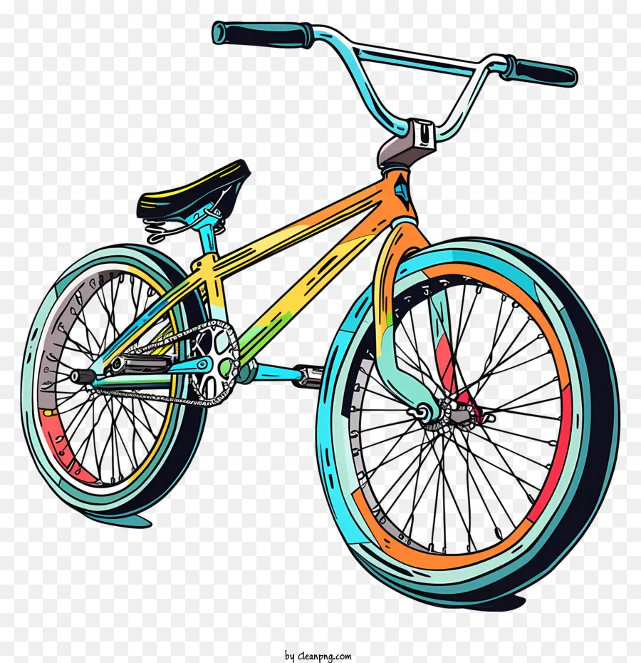 Sepeda Bmx，Sepeda Berwarna Warni PNG