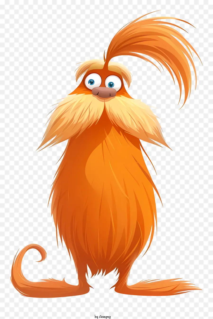 Lorax，Makhluk Oranye PNG