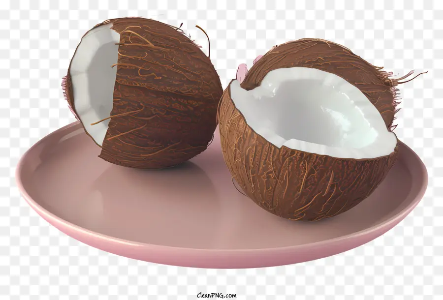 Kelapa，Kelapa Di Piring PNG