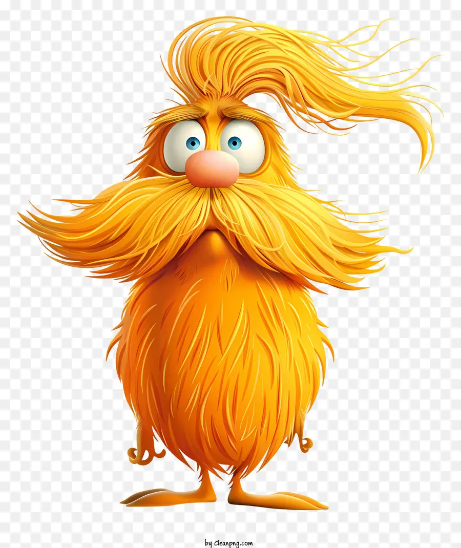 Lorax，Karakter Berbulu Oranye PNG