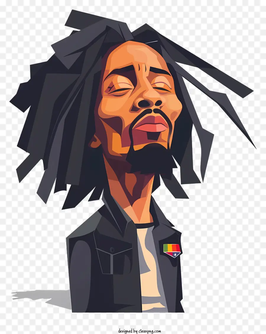 Bob Marley，Karakter Kartun PNG