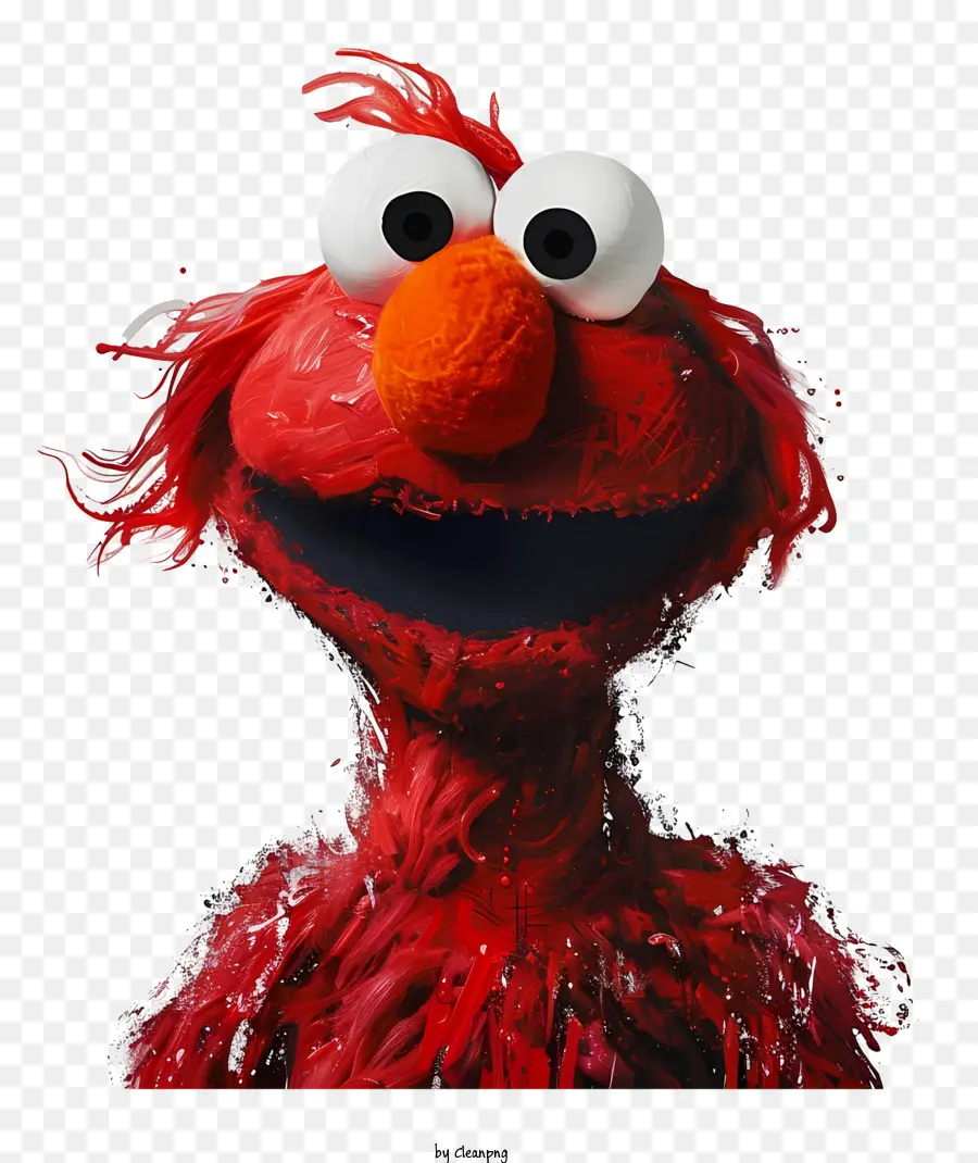 Elmo，Karakter Berbulu Merah PNG