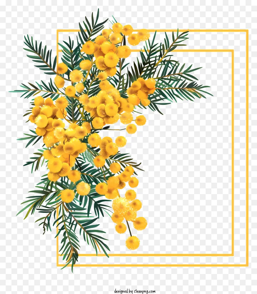 Pohon Kayu Putih，Emas Kuning PNG