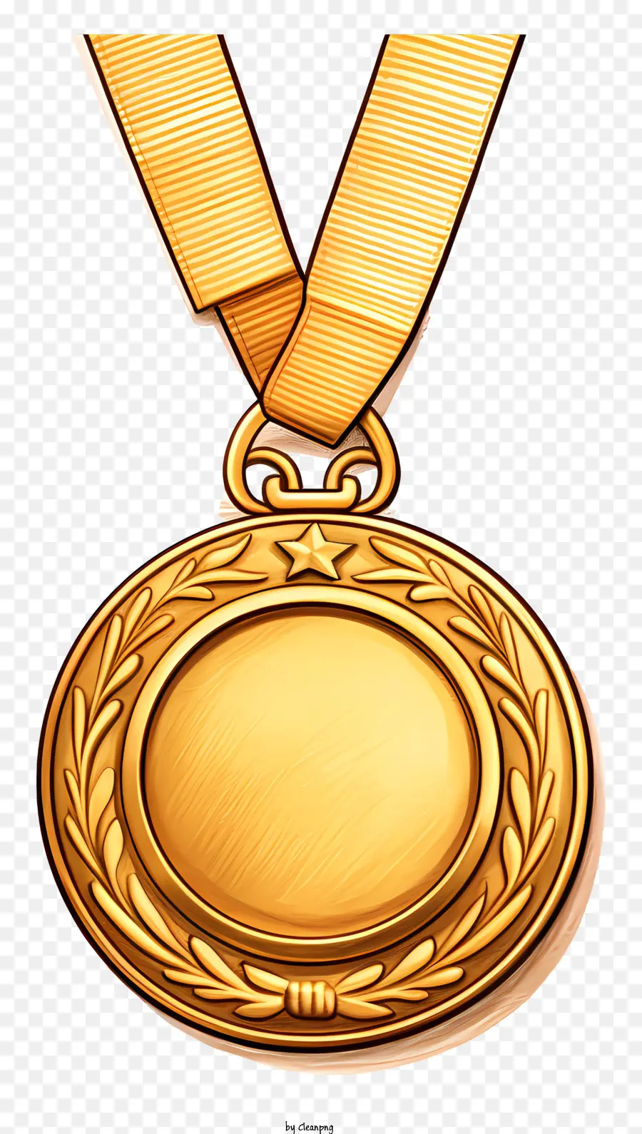Medali Emas，Laurel Karangan Bunga PNG