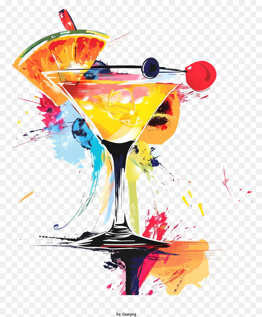 Hari Koktail，Gelas Martini PNG