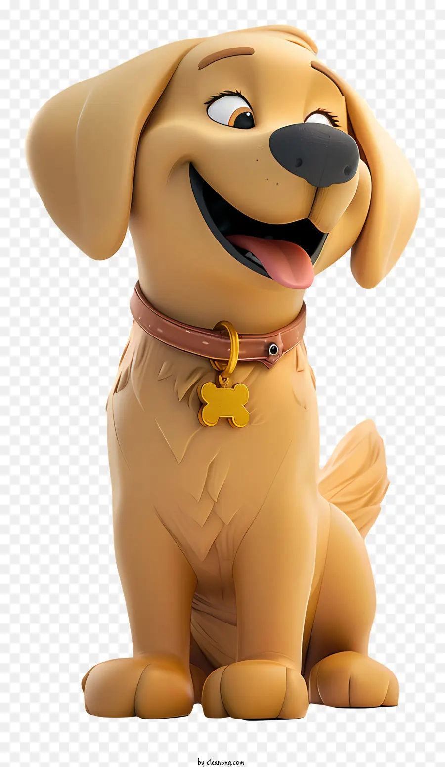 Golden Retriever，Kartun Anjing PNG