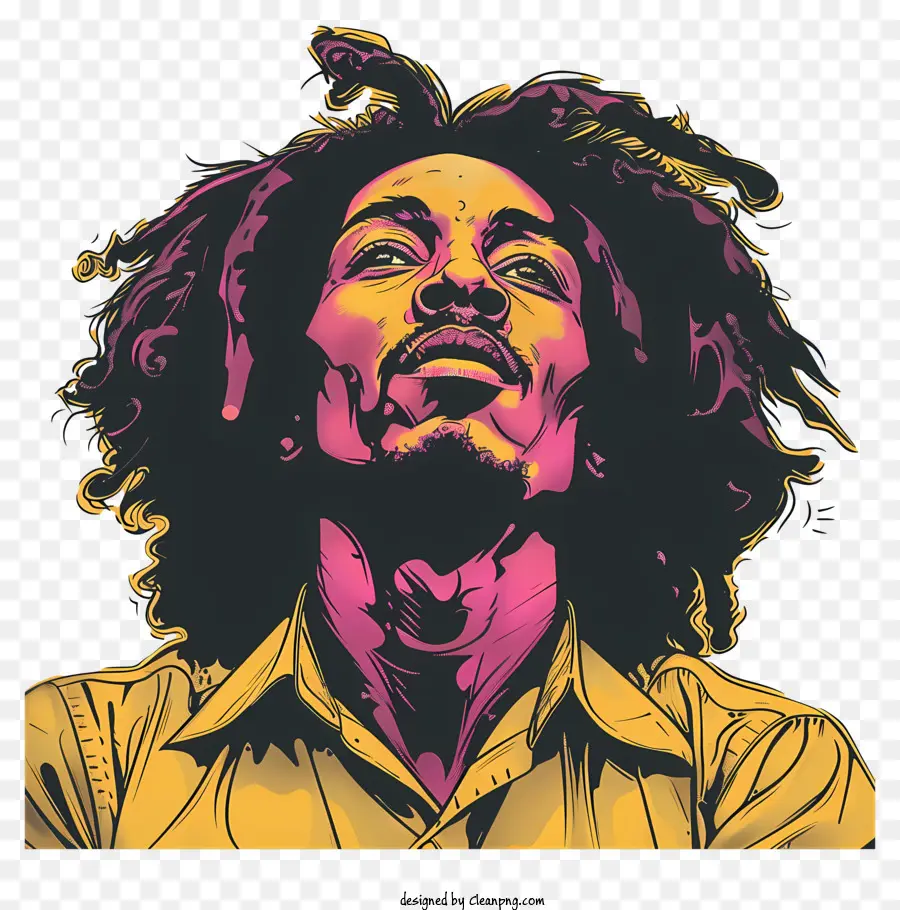 Bob Marley，Karikatur PNG