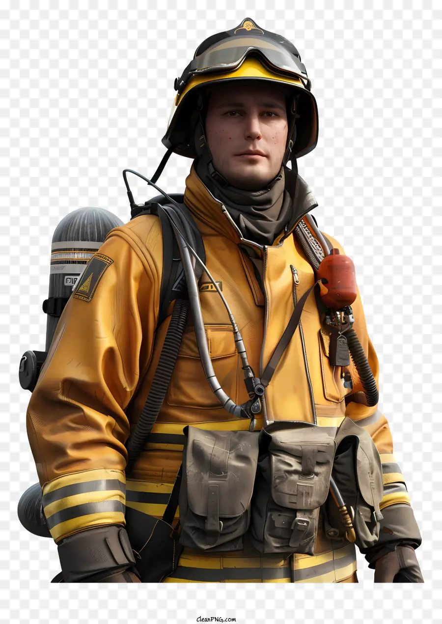 Petugas Pemadam Kebakaran，Setelan Pemadam Kebakaran PNG