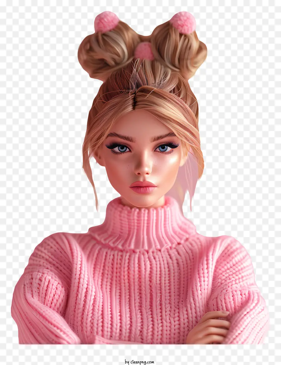 Barbie，Rambut Pirang PNG