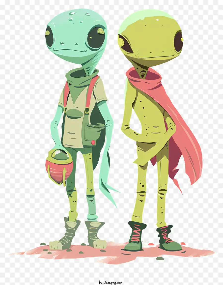 Kartun Alien，Alien PNG