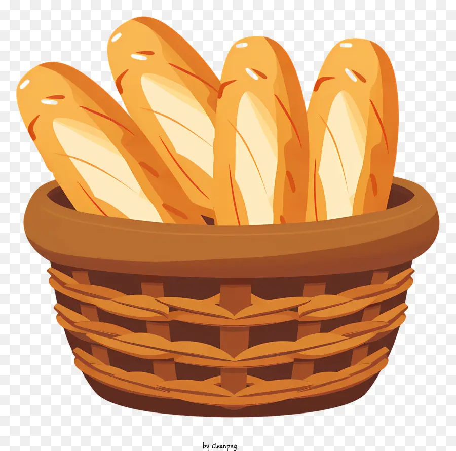 Keranjang Roti，Roti Perancis PNG