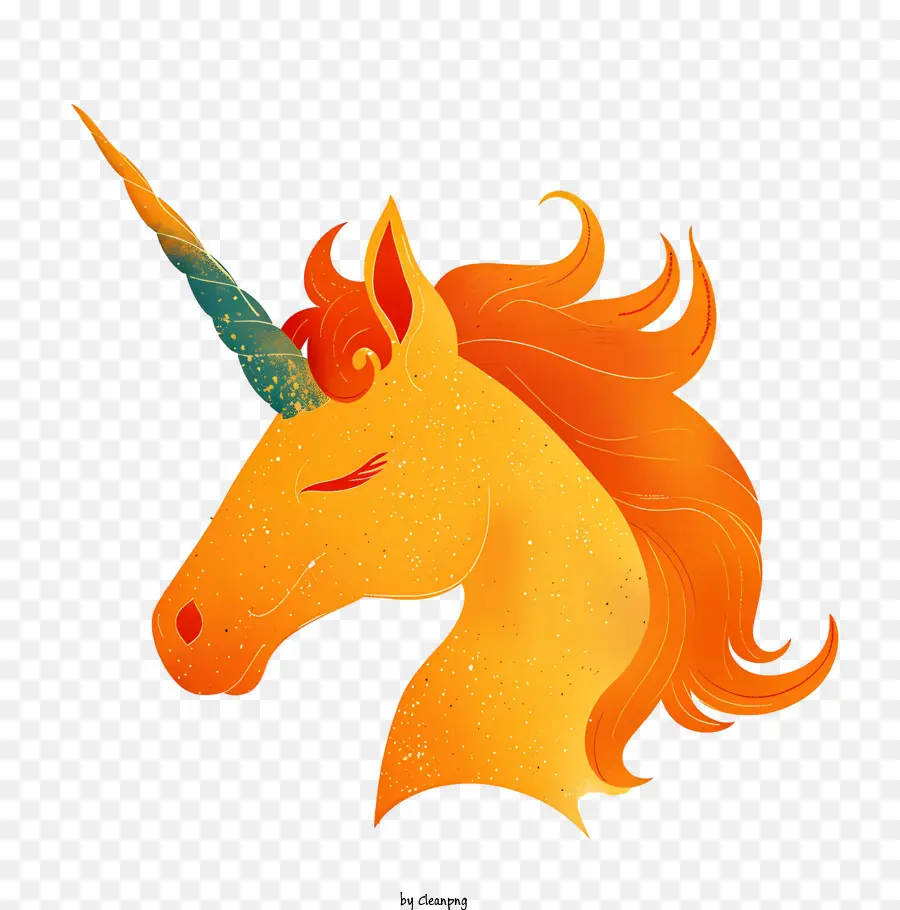 Unicorn，Unicorn Kuning PNG