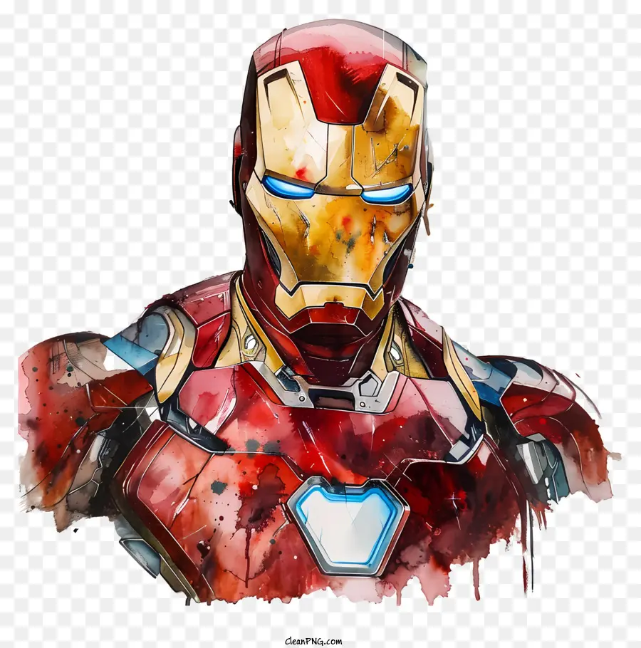 Manusia Besi，Baju Iron Man PNG