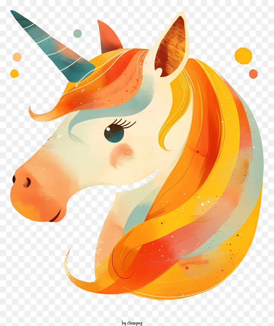Unicorn，Warna Warni PNG