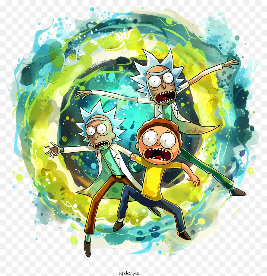 Rick Dan Morty，Portal PNG