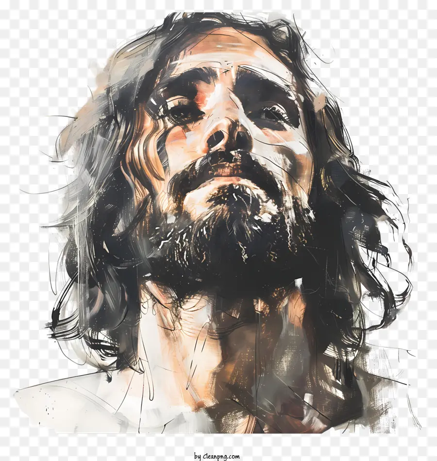 Yesus，Lukisan PNG