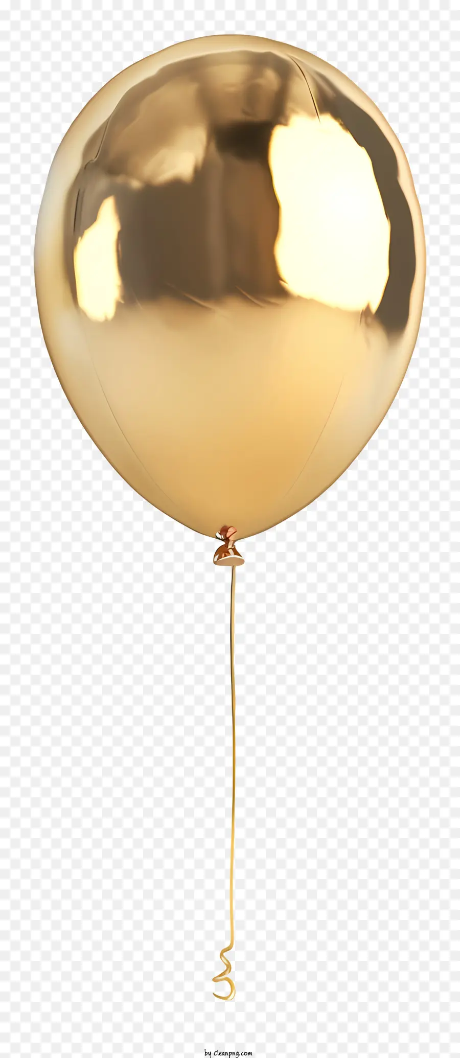 Balon Emas，Balon Gold Foil PNG