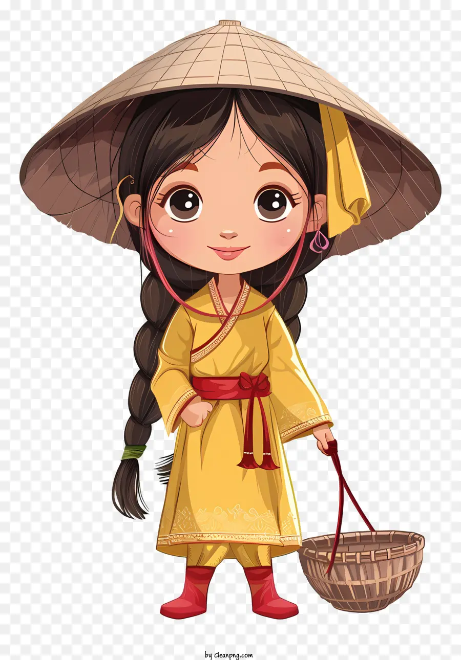 Gadis Vietnam，Pakaian Tiongkok Tradisional PNG