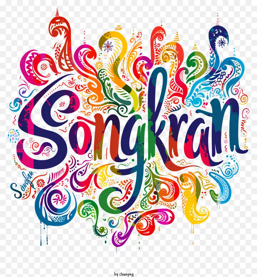 Songkran，Desain Songkran PNG