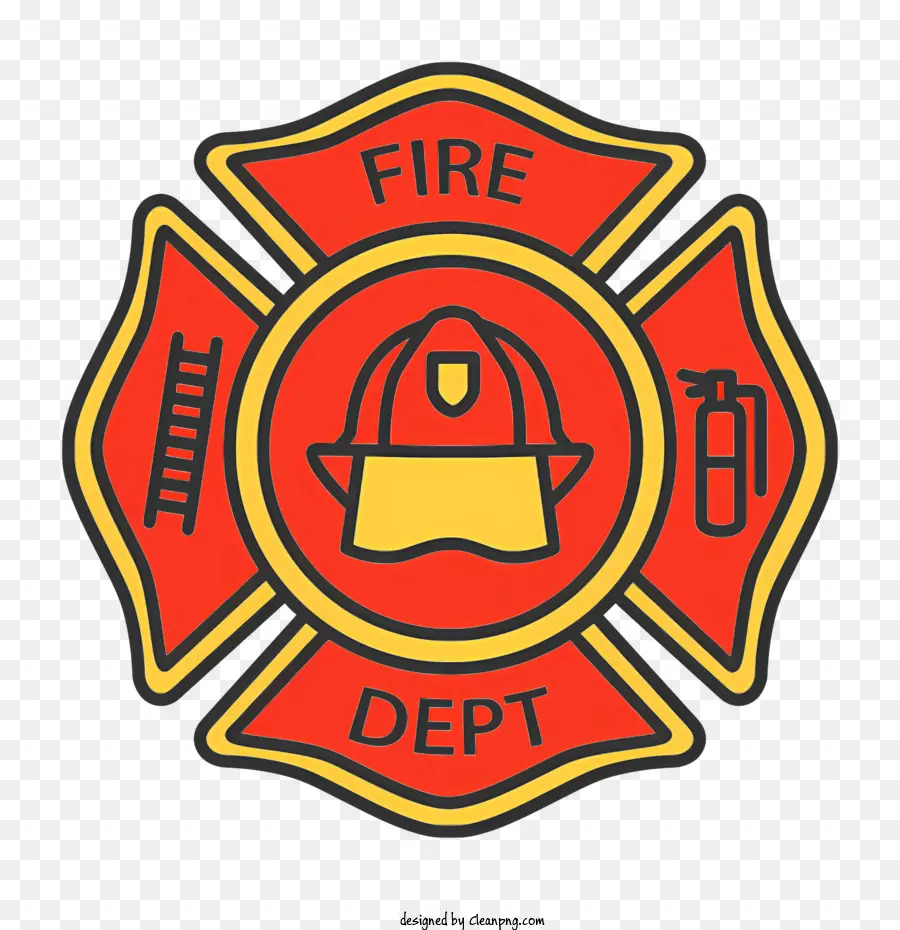 Dinas Pemadam Kebakaran Logo，Dinas Pemadam Kebakaran Lencana PNG