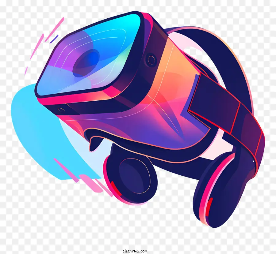 Headset Vr，Headset Vr Dengan Headphone PNG