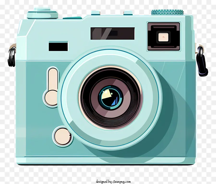 Kamera Blue Mini Instax，Kamera Vintage PNG