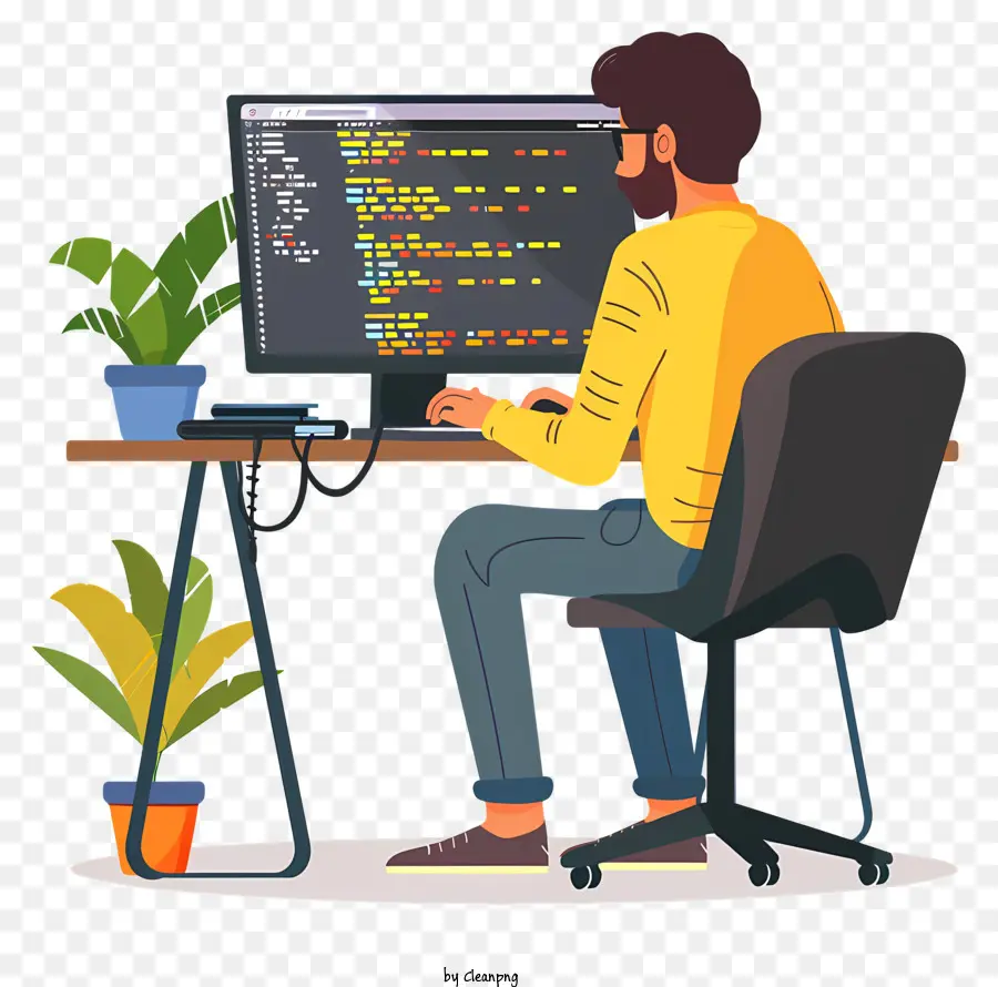 Programmer，Komputer PNG