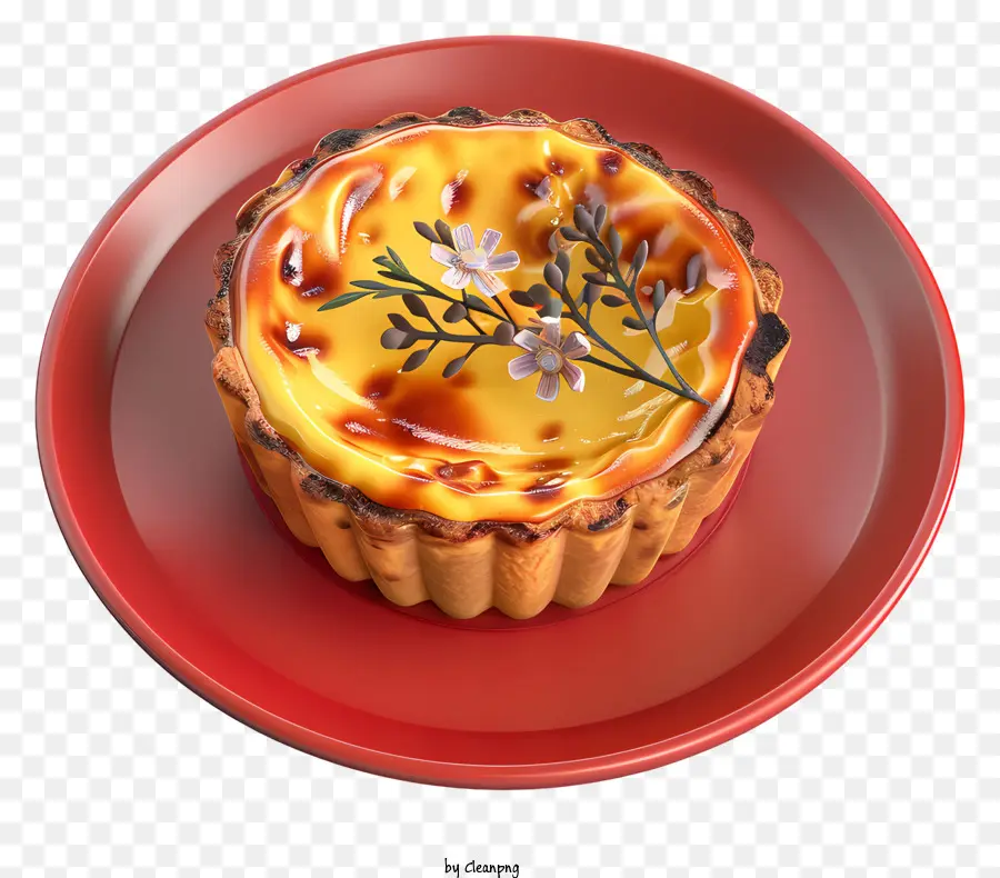 Pastel De Nata，Kue Tart Puding PNG