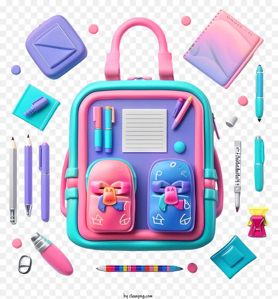 Ransel Sekolah 3d，Ransel PNG