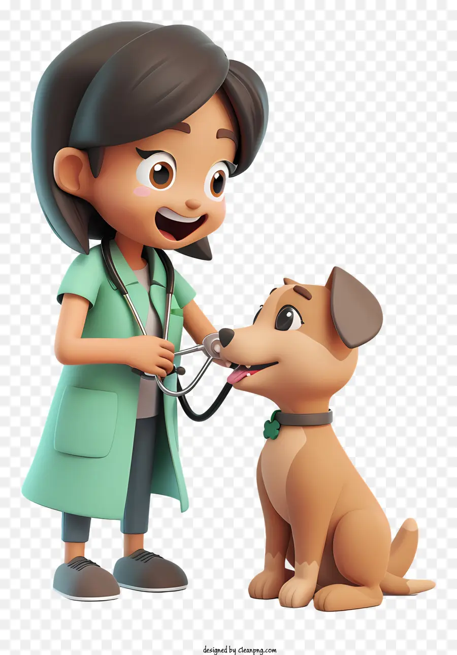 Dokter Hewan，Dokter Hewan Dengan Anjing PNG