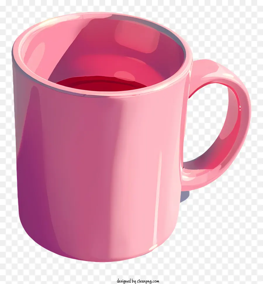 Mug Merah Muda，Kopi PNG