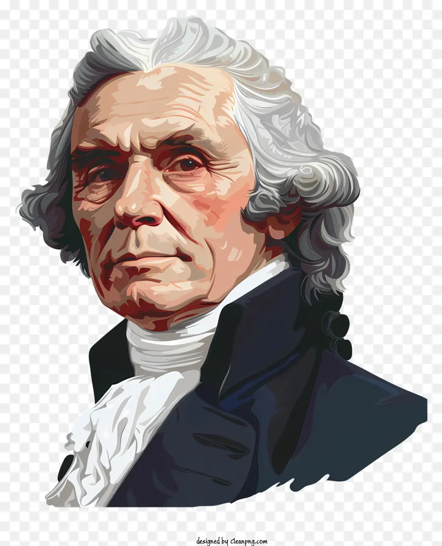 Thomas Jefferson，Potret Orang Tua PNG