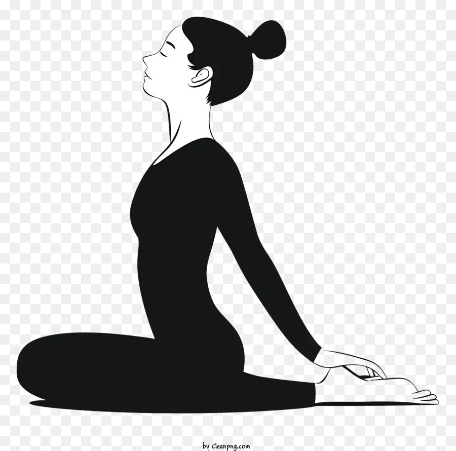 Wanita Yang Melakukan Yoga，Yoga PNG