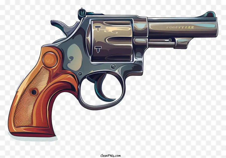 Senjata Revolver，Pistol Mainan PNG