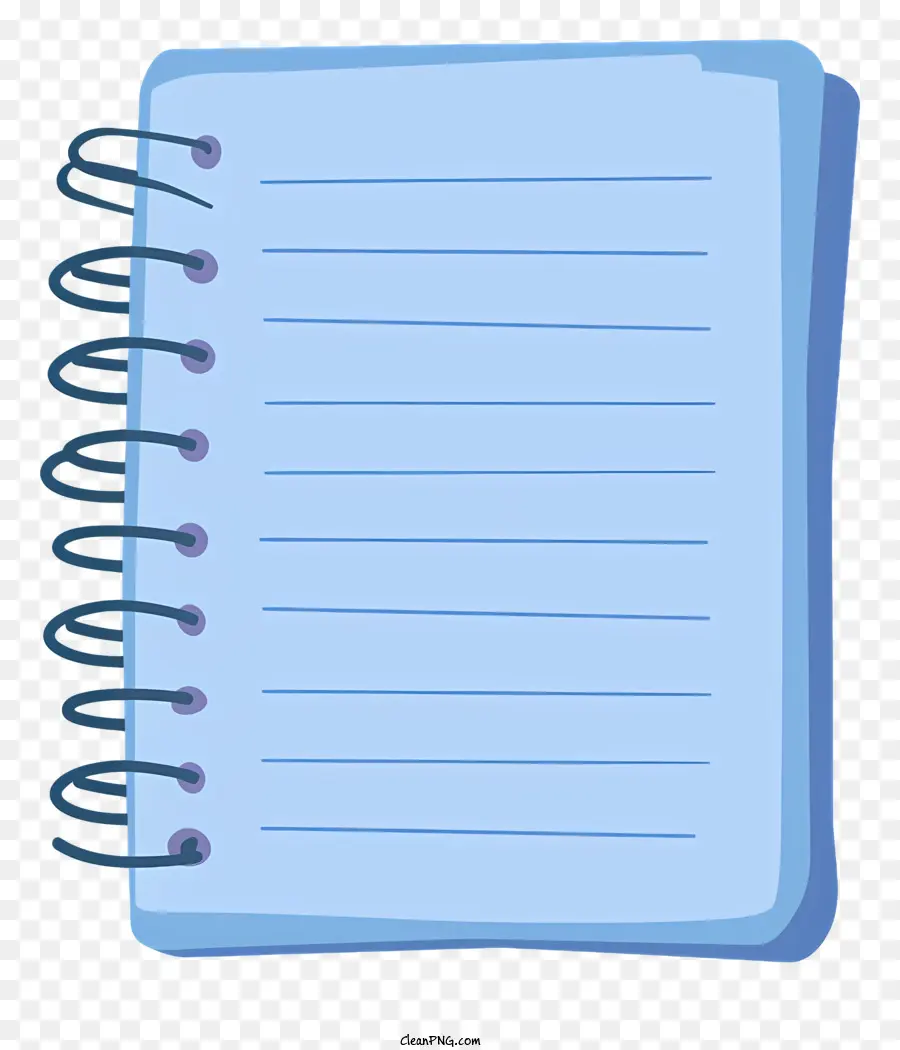 Kertas Notebook Biru，Notebook PNG