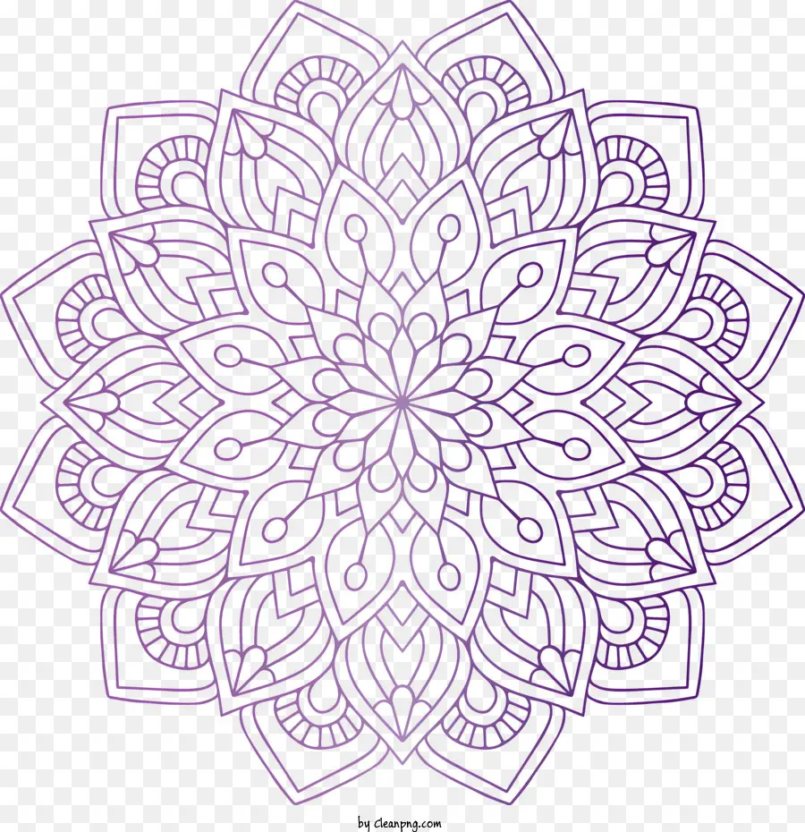 Blumen，Mandala Hijau PNG