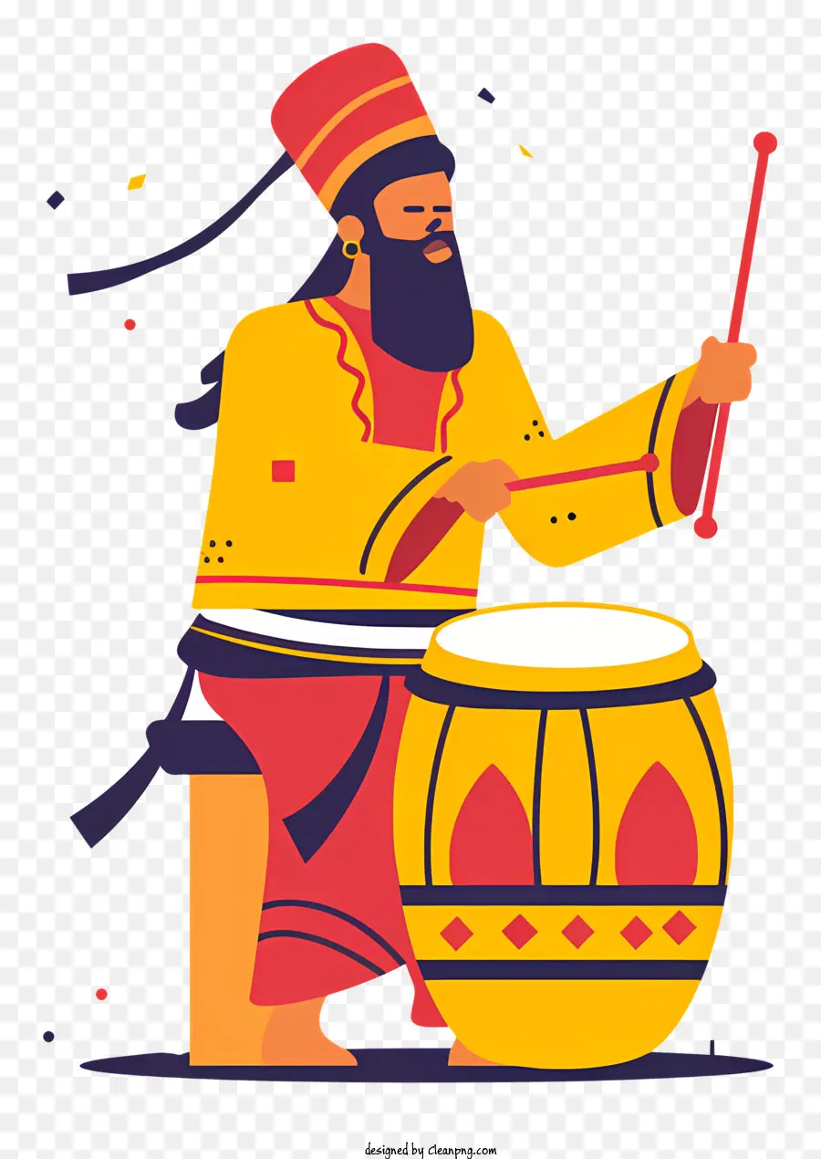 Ramadhan Drummer，Pakaian Tradisional PNG